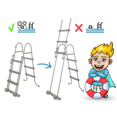 Aiabassein Power Steel karkassiga, komplekt 18in1, 427 x 250 x 100 cm, Bestway 56620