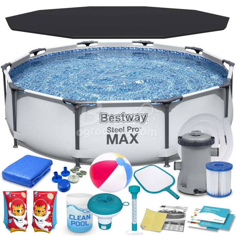 Aiabassein karkassiga, 17-osaline komplekt, Bestway 56408, 305 x 76 cm