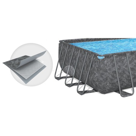 Bassein Power Steel karkassiga, 732 x 366 x 132 cm, Bestway 561KG