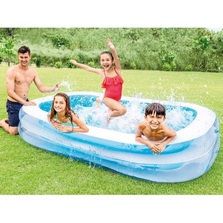 Ristkülikukujuline täispuhutav bassein 262 x 175 x 56 cm INTEX 56483