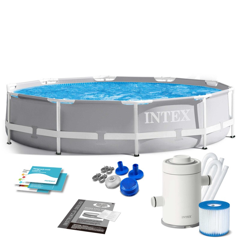 Karkassbassein 3-ühes komplekt, INTEX 26702, 305 x 76 cm