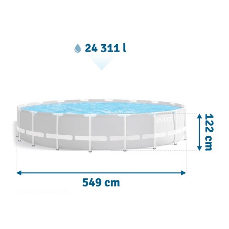 Aiabassein raamiga, 18-osaline komplekt, INTEX 26732, 549 x 122 cm