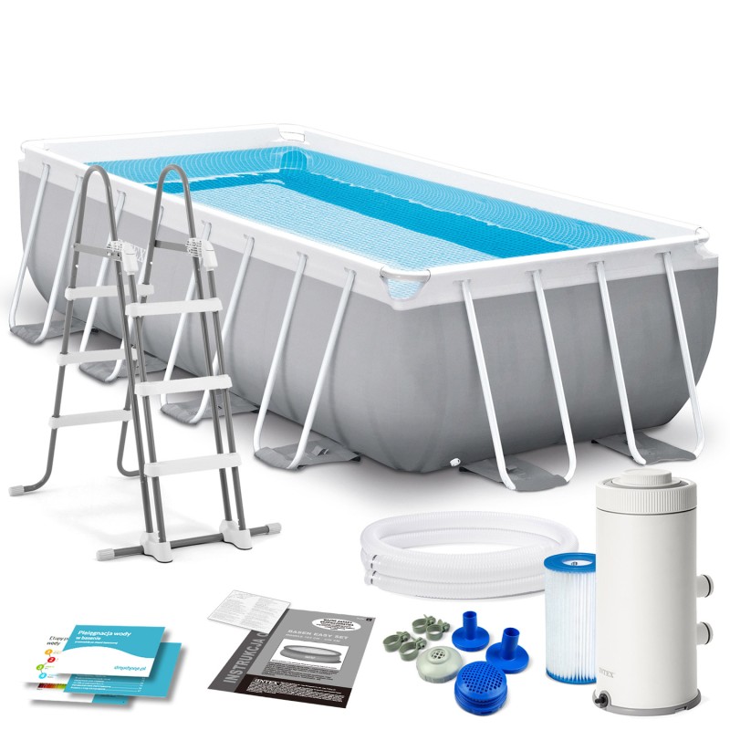 Aiabassein raamiga, 10in1 komplekt INTEX 26788, 400 x 200 x 100 cm