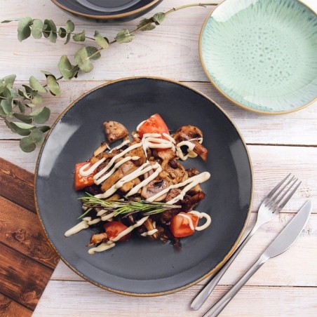 Keraamilisest plaadist söögitaldrik, hall GLAZE, 27 cm