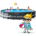 Raamiga aiabassein 610 x 122 cm 17in1 INTEX 26334