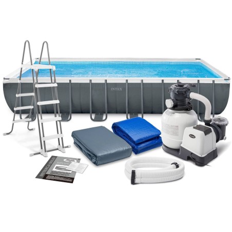 Aiabassein raamiga, ristkülikukujuline, 732 x 366 x 132 cm INTEX 26364