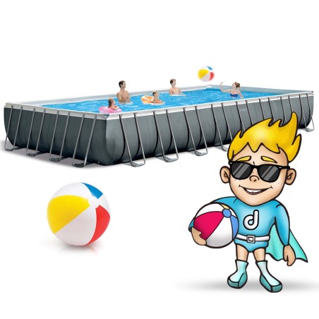 Raamiga aiabassein 975 x 488 x 132 cm 17in1 INTEX 26374