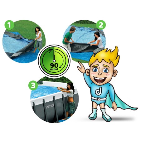 Raamiga aiabassein 975 x 488 x 132 cm 17in1 INTEX 26374