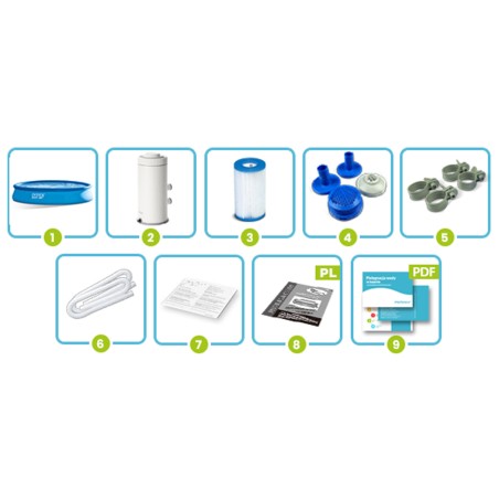 Laiendusaia bassein 457 x 84 cm 9in1 INTEX 28158