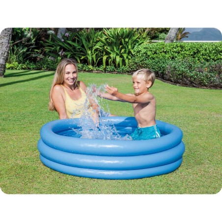 Bassein täispuhutav kolme rõngaga lastele INTEX 59416, sinine, 114 x 25 cm