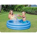 Bassein täispuhutav kolme rõngaga lastele INTEX 59416, sinine, 114 x 25 cm