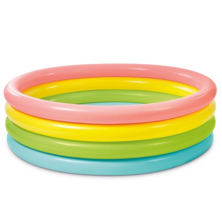Täispuhutav bassein Rainbow, 4 rõngaga, INTEX 56441, 168 x 46 cm