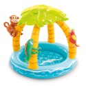 Lastebassein Tropical Island katusega, INTEX 57114, 102 x 86 cm