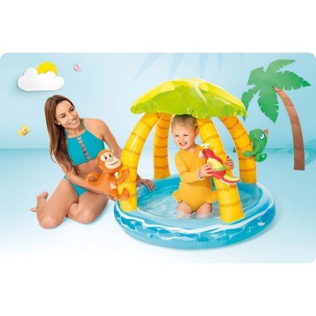 Lastebassein Tropical Island katusega, INTEX 57114, 102 x 86 cm