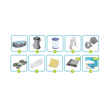 Aiabassein raamiga, Bestway 56620, 427 x 250 x 100 cm