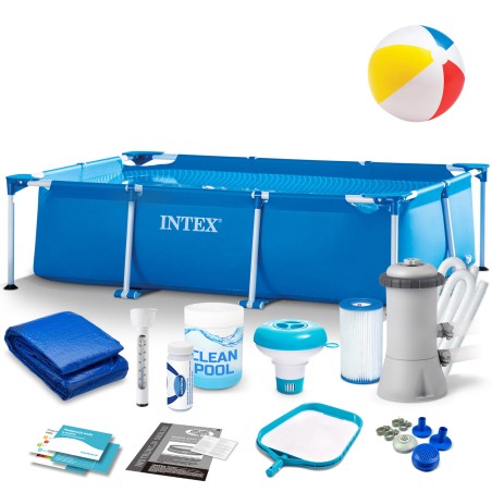 Aiabassein, ristkülikukujuline raamiga, INTEX 28270, 220 x 150 x 60 cm