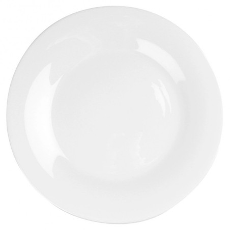 Madalad taldrikud, klaas, valge, 25,5 cm, 6 tk. | FreshDesign.ee