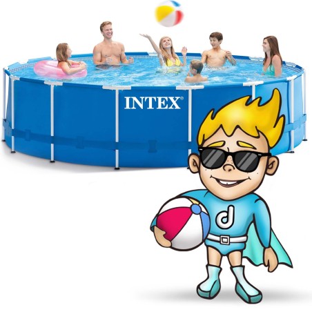 Aiabassein raamiga Intex 28242, 457 x 122 cm, 17-osaline komplekt