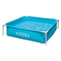 Bassein lastele mini raamiga, türkiissinine, 122 x 122 x 30 cm INTEX 57173