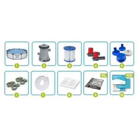 Aiabassein raamiga, Bestway 56408, 305 x 76 cm