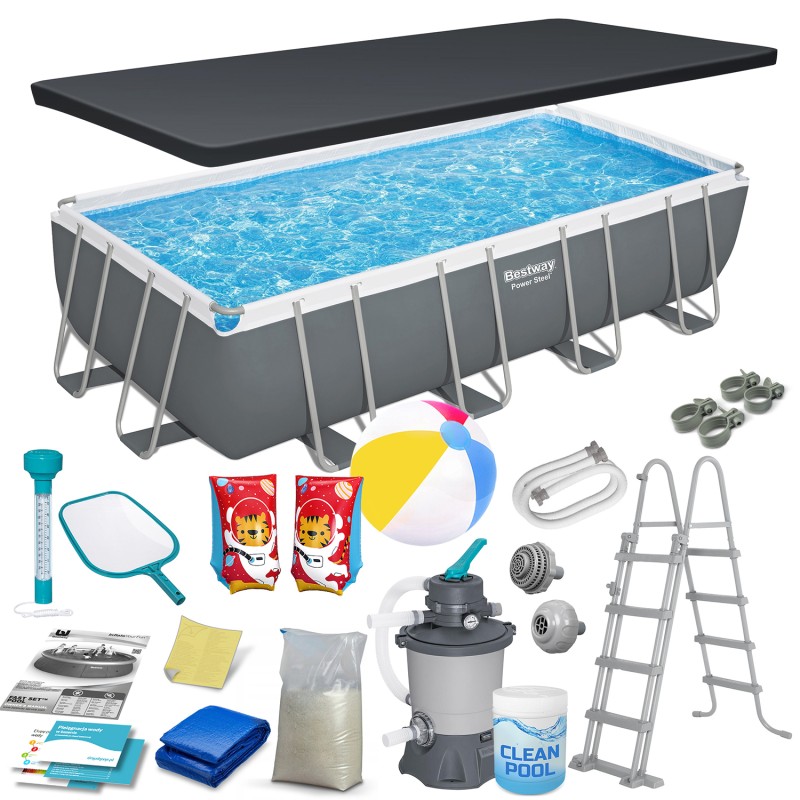 Aiabassein raamiga, ristkülikukujuline, 549x274x122 cm, Bestway 56466N