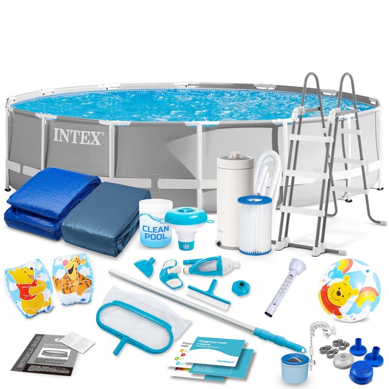 Raambassein karkassiga INTEX 26720, hall, 427 x 107 cm