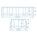 Raamiga aiabassein 610 x 366 x 122 cm 13 in 1 Bestway 56719N