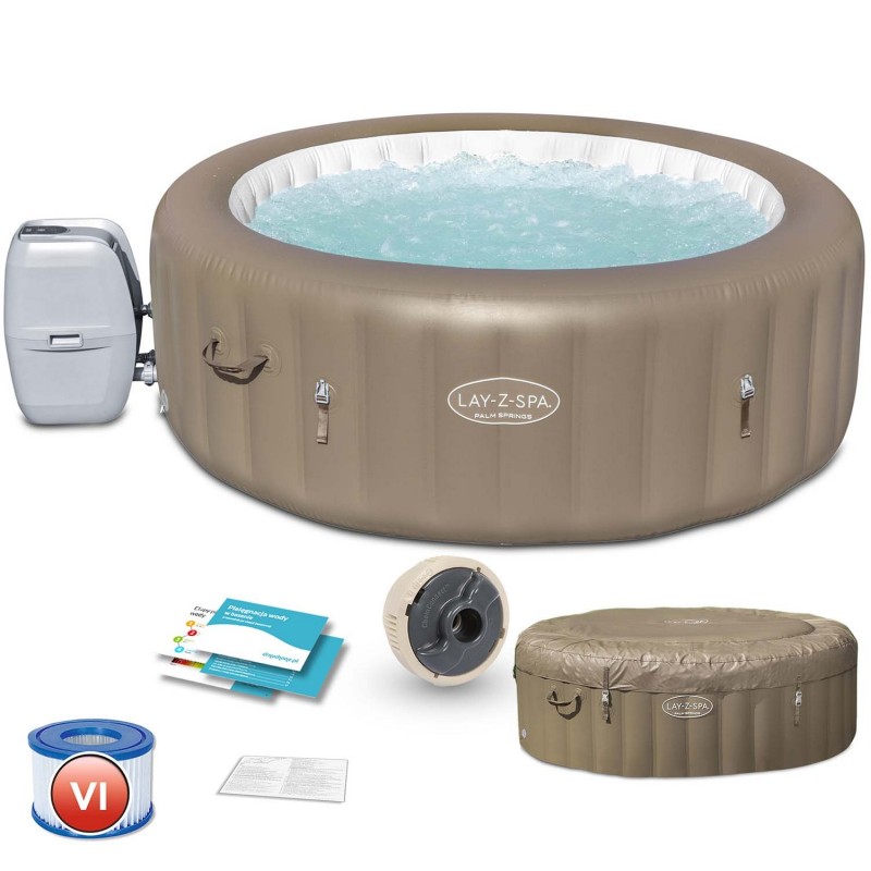 Täispuhutav SPA Lay-Z Palm Springs 6 inimesele Bestway 60017