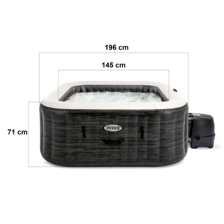 Mullivann INTEX 28452, hüdromassaažiga, 6 inimesele, LED ja rakendusjuhtimisega, 239 x 71 cm