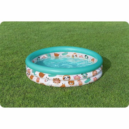 Täispuhutav bassein lastele, Bestway 51008N, kaladega, värviline, 102x25 cm