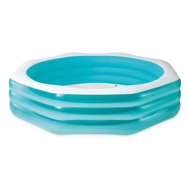 Bassein täispuhutav kaheksanurkne, perele, 254 x 254 x 56 cm, Intex 58492