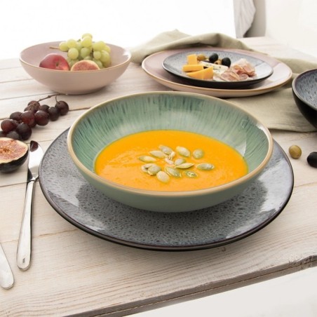 Sügavkeraamiline õhtusöögitaldrik roheline GLAZE 20,5 cm, 900 ml