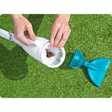 Basseinipuhastuskomplekt põhja ja pinna puhastamiseks, teleskoopvarras kuni 190 cm, Bestway 58212