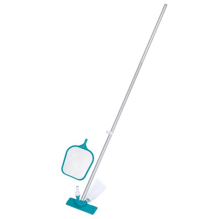 Basseini puhastuskomplekt teleskoopvarre, tolmuimeja ja võrguga Bestway 58013, 167 cm