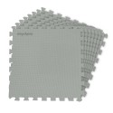 Basseinimatt vahtplastist pusle, hall, 8 detaili (50x50 cm)