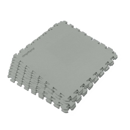 Basseinimatt vahtplastist pusle, hall, 8 detaili (50x50 cm)