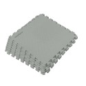 Basseinimatt vahtplastist pusle, hall, 8 detaili (50x50 cm)