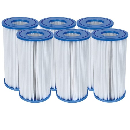 Filter Type III filtripumbale, 6 tk, kõrgus 20.3 cm, läbimõõt 10.6 cm, Bestway 58012