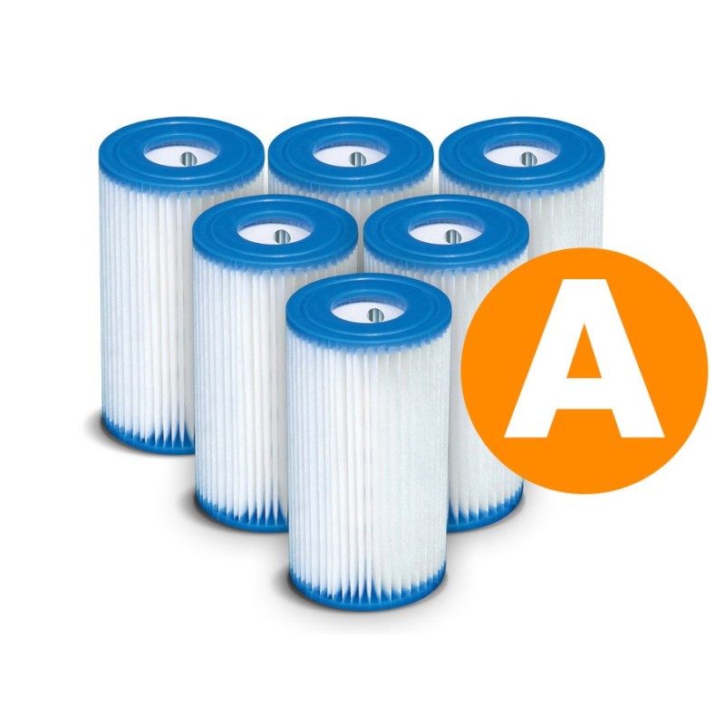Filtrikassett pumbale, paberfilter, tüüp A, 6 tk, INTEX 29000