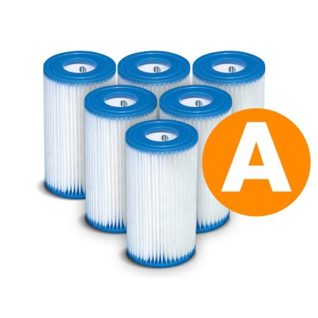 Filtrikassett pumbale, paberfilter, tüüp A, 6 tk, INTEX 29000