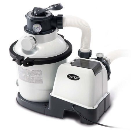 Liivafiltripump INTEX 26646, 7900 l/h, koos 25 kg liivaga