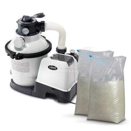 Liivafilterpump INTEX 26652, vooluhulk 12000 l/h, koos 50 kg liivaga