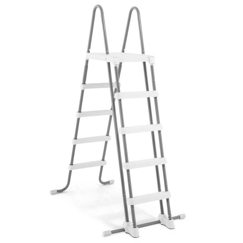 Basseini redel metallraamiga, kahepoolne, 132 cm, INTEX 28077