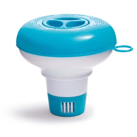 Ujuv kemikaali dosaator multifunktsionaalsete tablettidega (0,5 kg), sinine, INTEX