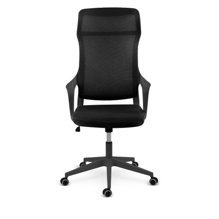 Kontoritool mikrovõrguga ja kiikumisfunktsiooniga, reguleeritav, must, kõrgus kuni 142,5 cm, kandevõime 120 kg