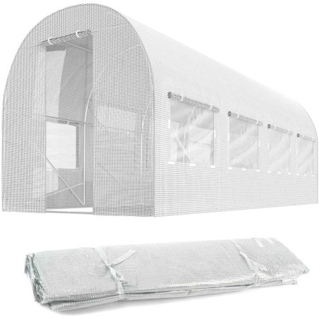 Aiatunneli foolium, valge, 4.5x2x2 m (9m²)