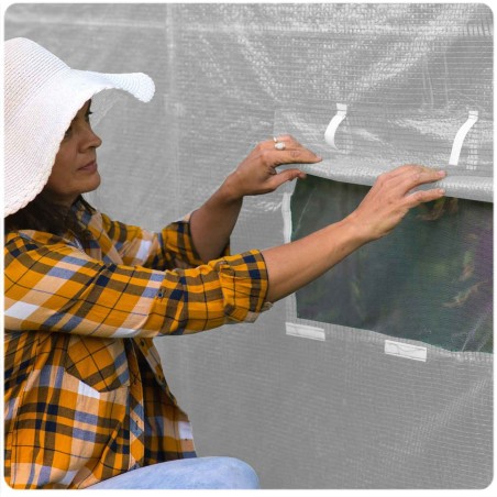 Aiatunneli foolium, valge, 4.5x2x2 m (9m²)