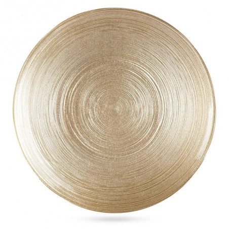 Kuldsest klaasist magustoidutaldrik, 21 cm | FreshDesign.ee