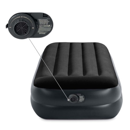 Täispuhutav madrats ühekohaline, sisseehitatud elektripumbaga, INTEX 64122ND, 191x99x42 cm