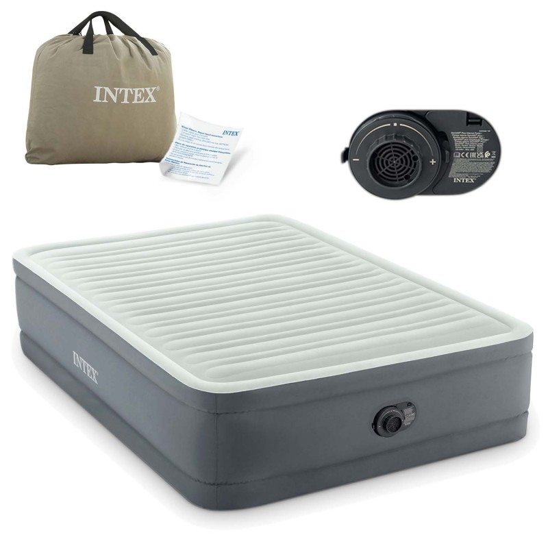 Täispuhutav madrats 191x137x46 cm sisseehitatud elektripumbaga INTEX 64904ND